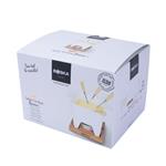 fondue bianco l 600 ml zestaw