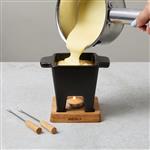 zestaw do fondue czarny, poj. 200ml