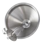 lejek z wyjmowalnym filtrem, 12.5cm, stal nierdzew