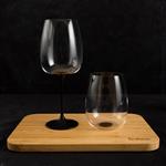 splitglass - zestaw 2 czarnych kieliszków bolgheri