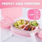 lunchbox kids window - pink - 800ml