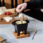 zestaw do fondue czarny, poj. 200ml