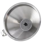 lejek z wyjmowalnym filtrem, 12.5cm, stal nierdzew