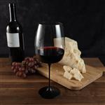 splitglass - zestaw 2 czarnych kieliszków bolgheri
