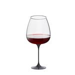 splitglass - zestaw 2 czarnych kieliszków langhe -