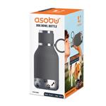 asobu butelka z miską dla psa niebieska, 975ml