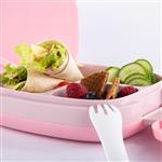 lunchbox kids window - pink - 800ml